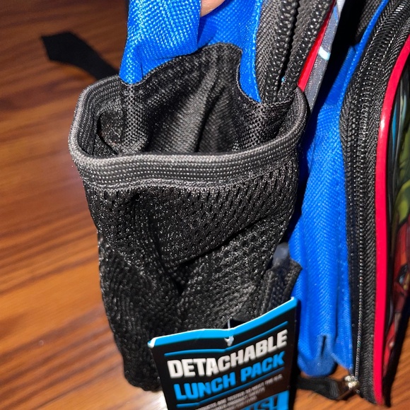 Marvel Avengers Backpack with Detachable Lunchbox - Picture 3 of 13